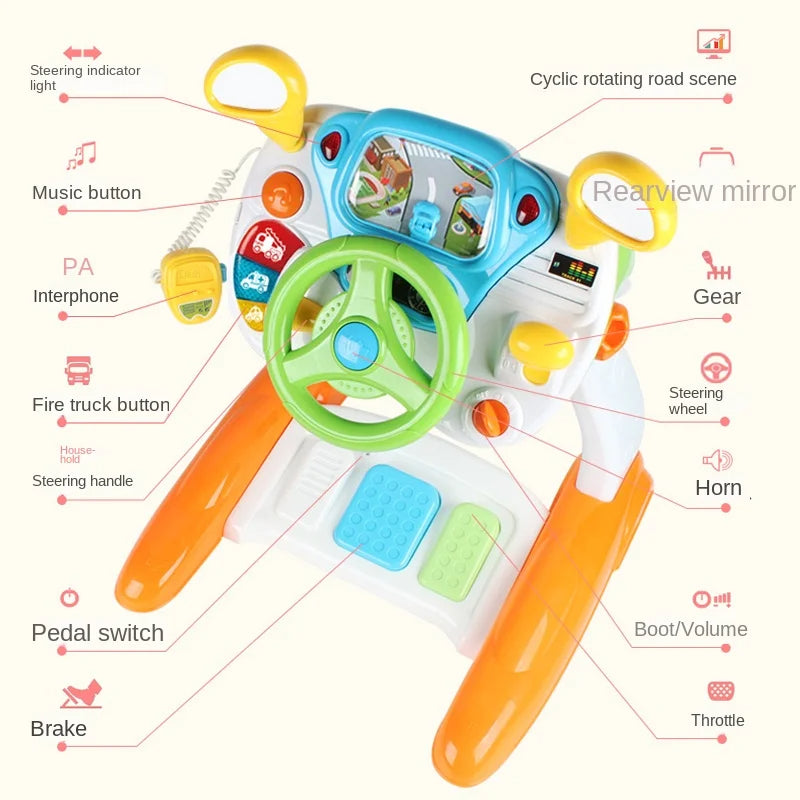 Yy Children's Steering Wheel Toy