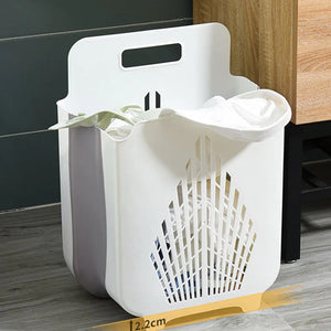 Wall-Mounted Folding Laundry Basket