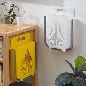 Wall-Mounted Folding Laundry Basket