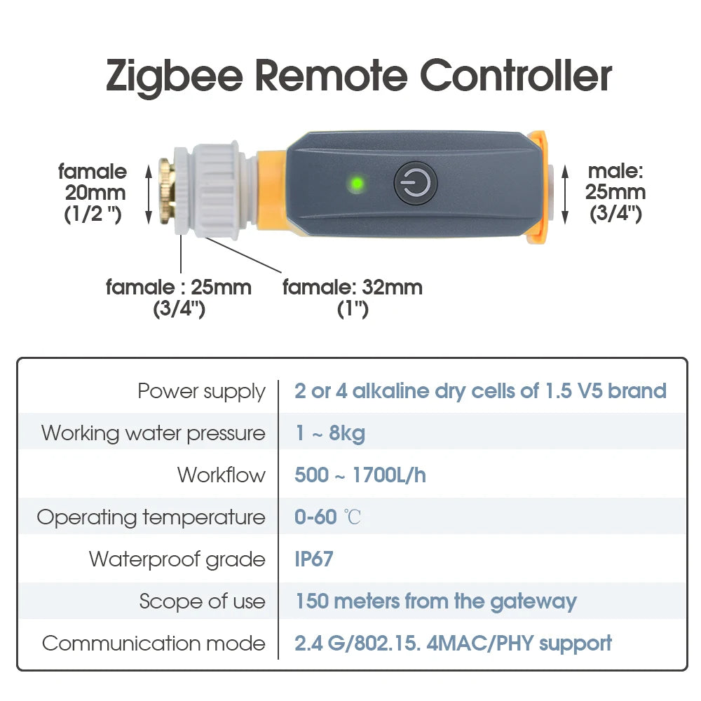 AquaSync ZigBee Smart Water Timer