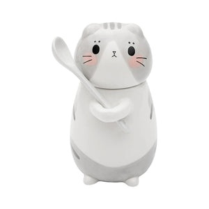 Whiskered Whimsy Cat Mug Set