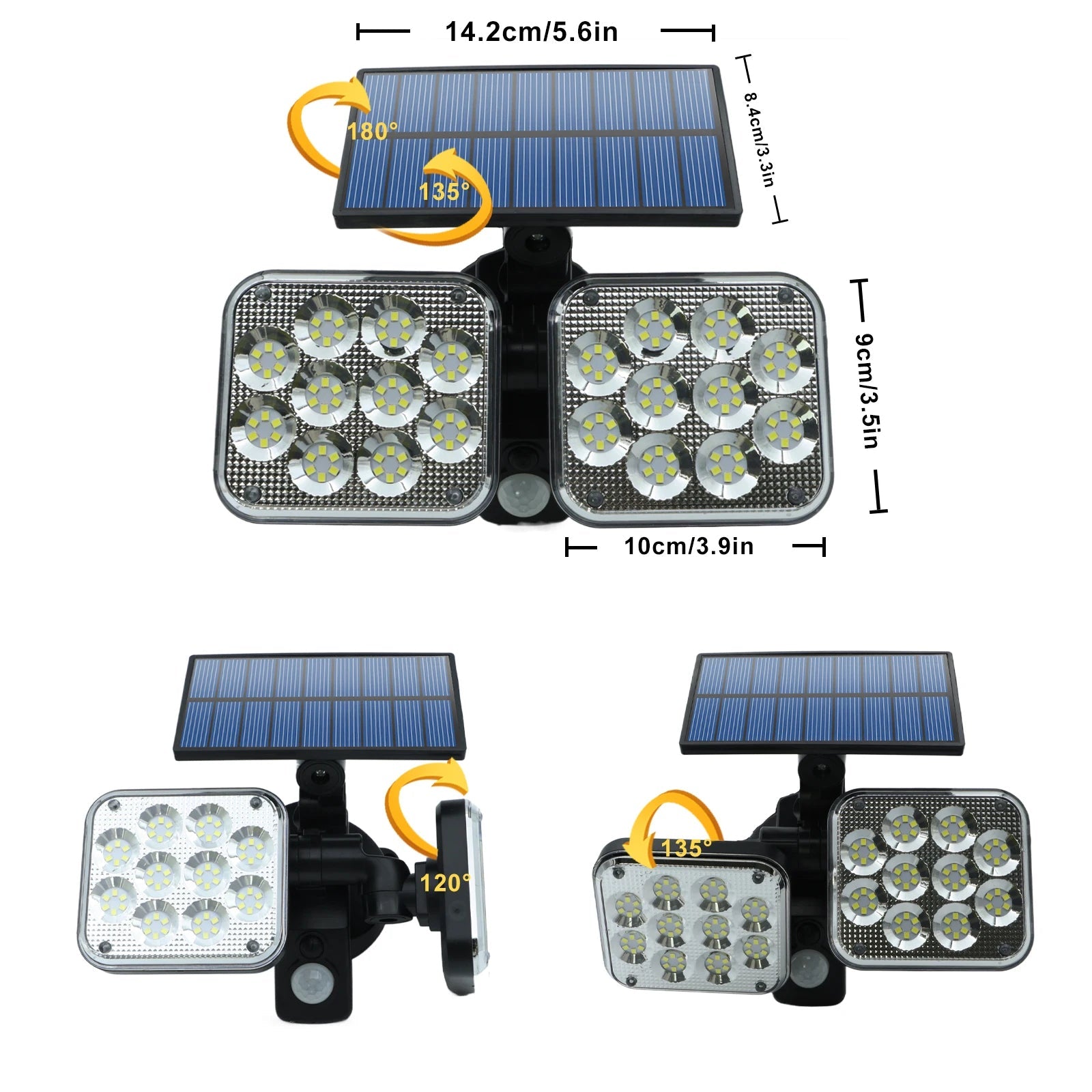 SunGuard™ Solar Motion Sensor Outdoor Lamp
