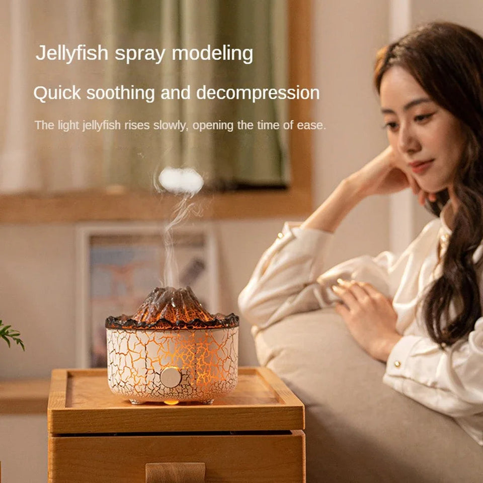 Volcanic Flame Aroma Diffuser & Humidifier