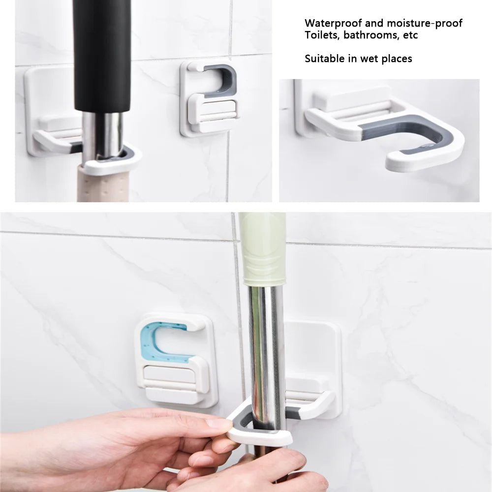 Self-Adhesive Broom Mop Holder