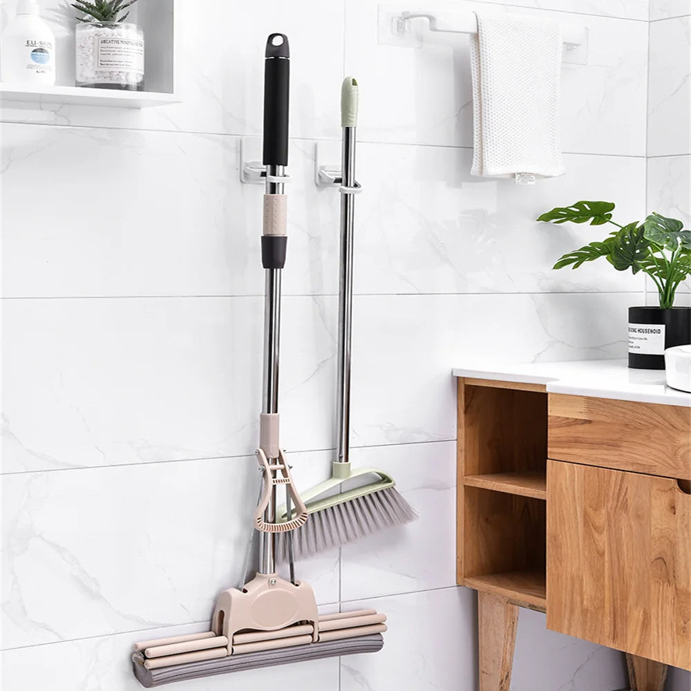 Self-Adhesive Broom Mop Holder