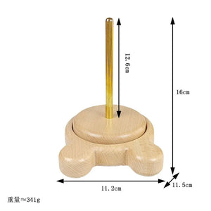 Whirlwood™ Rotating Beech Wood Yarn Spool