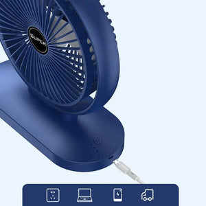 USB Rechargeable Table Fan – Portable & Quiet