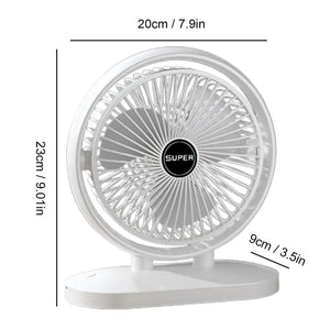 USB Rechargeable Table Fan – Portable & Quiet