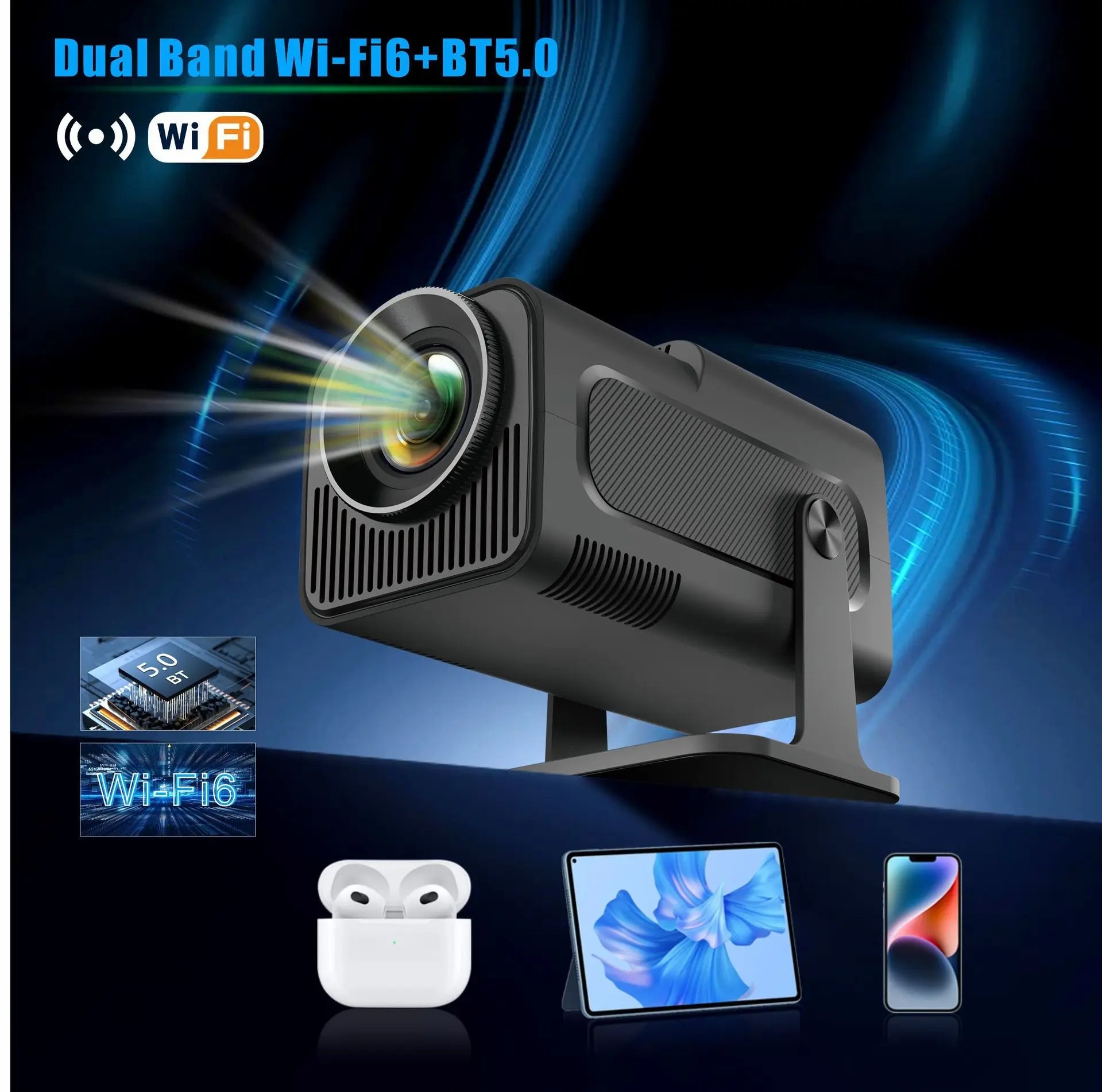 1080P Android 11 Projector - HY300 PRO