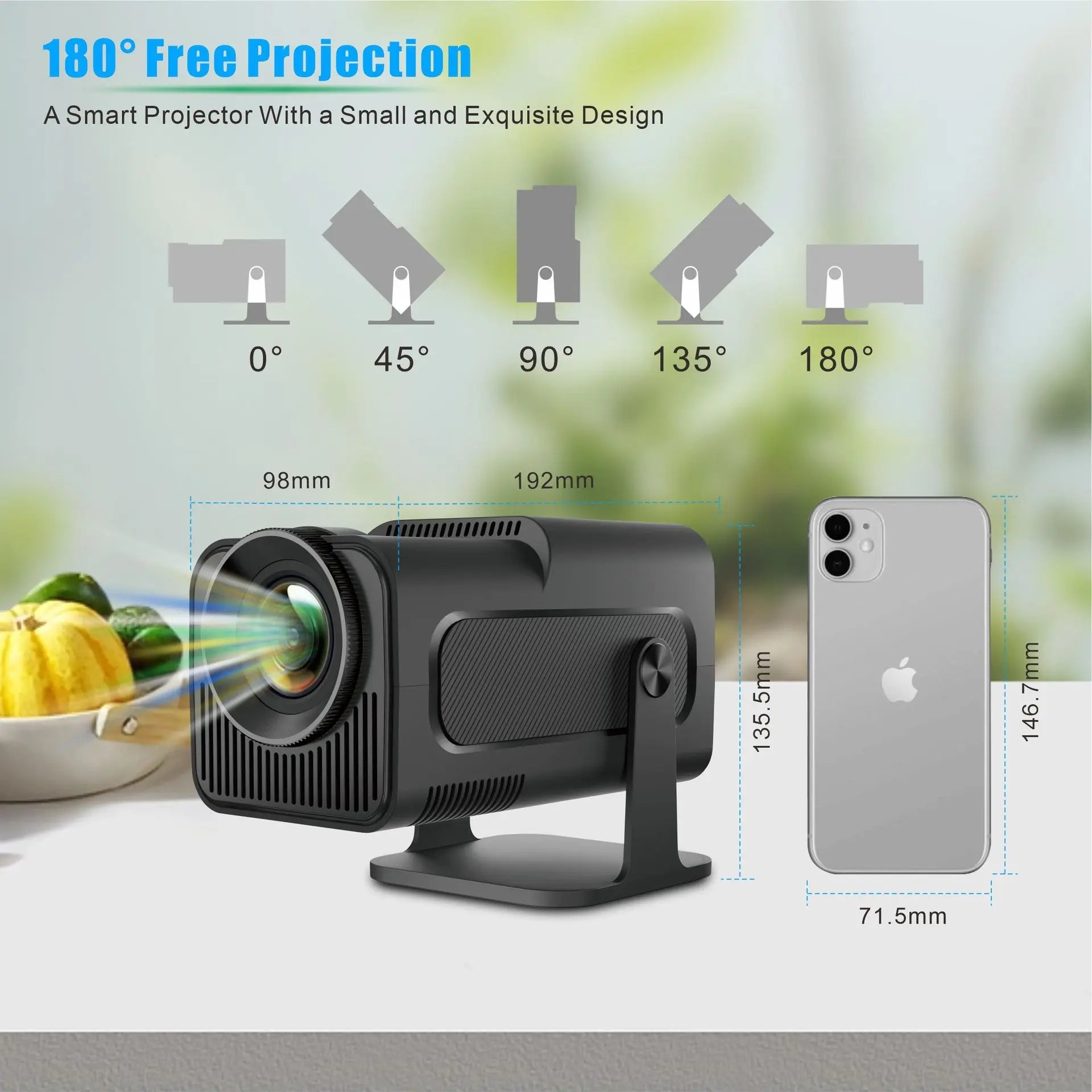 1080P Android 11 Projector - HY300 PRO