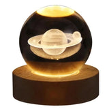 USB LED Galaxy Crystal Ball Lamp