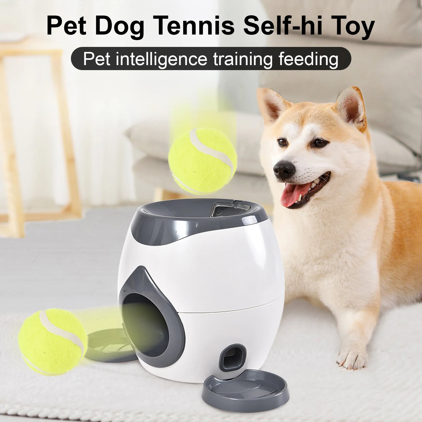 2-in-1 Interactive Dog Feeder & Puzzle Toy