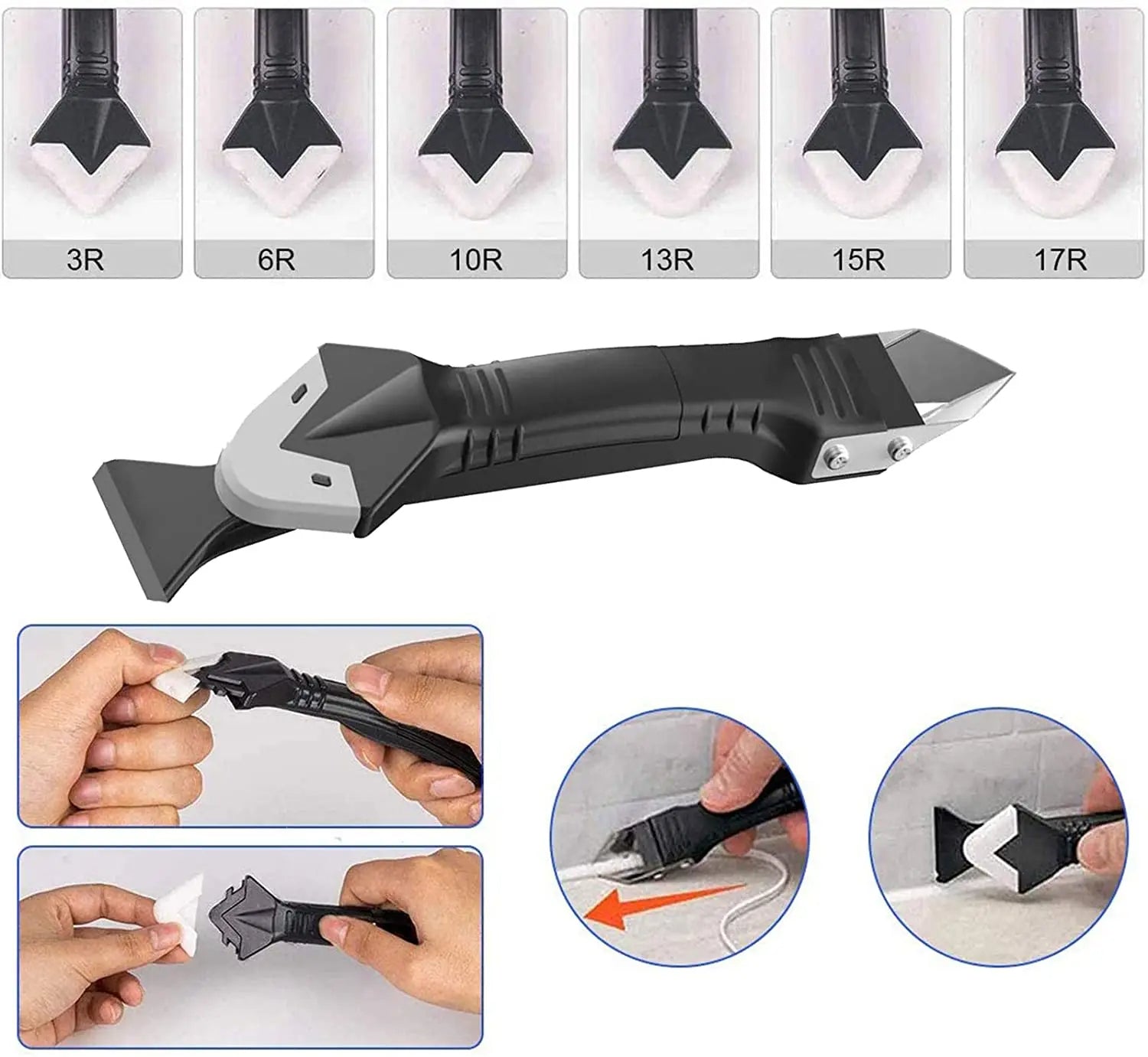 3-in-1 Caulk & Grout Tool