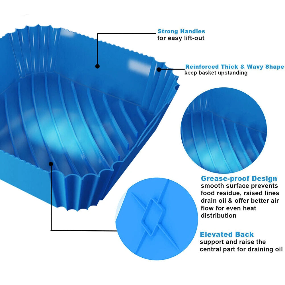 Silicone Non-Stick Air Fryer Tray