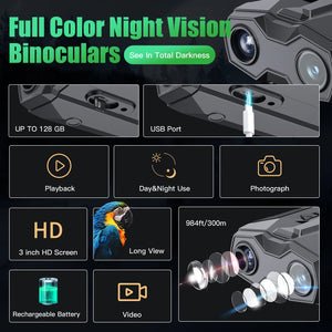 LK300 Digital Infrared Night Vision Binoculars Telescope