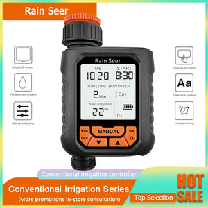 Rain Seer Large LCD Water Timer – IP65 Waterproof