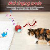 Interactive Cat Toy Ball with Chirping Sounds