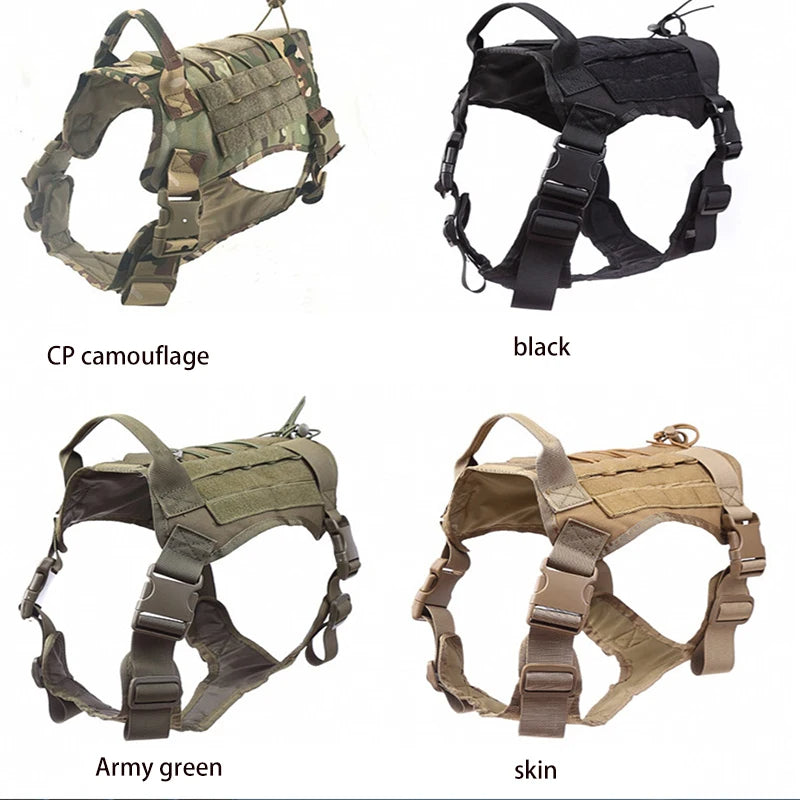 Tactical Dog Harness & Leash Set – Military-Grade for German Shepherds & K9s