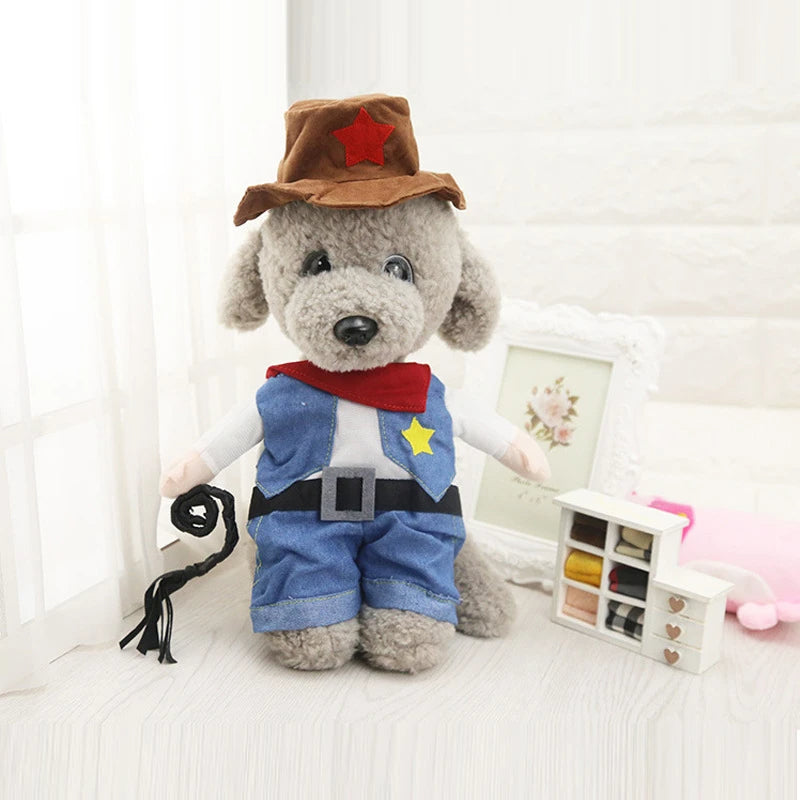 Cowboy Jeans Pet Hoodie Costume