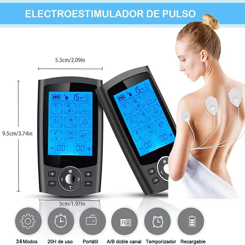 "36-Mode TENS EMS Muscle Stimulator