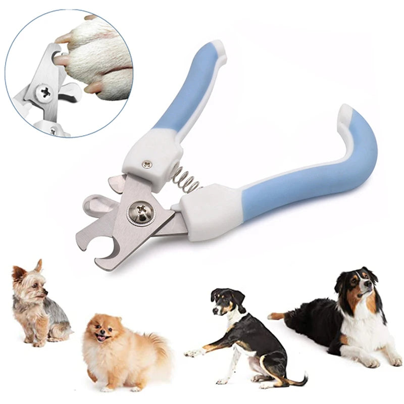 Stainless Steel Pet Nail Clipper – Ergonomic Dog & Cat Trimmer