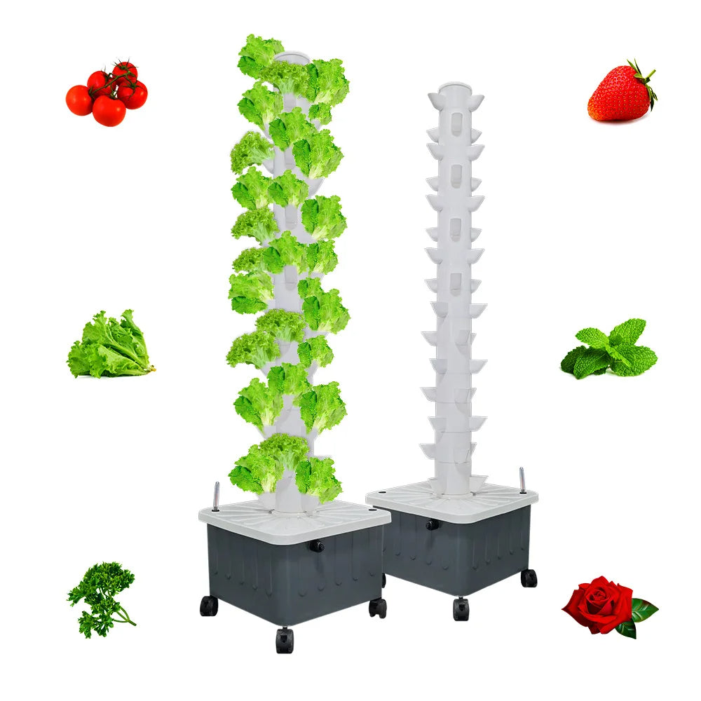 15-Layer Vertical Hydroponic Tower Planter