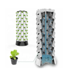 8-Layer Vertical Hydroponic Tower