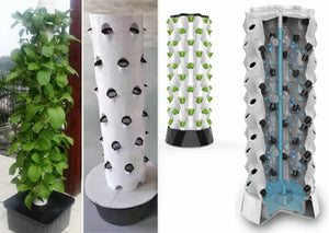 8-Layer Vertical Hydroponic Tower