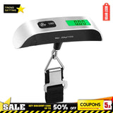 Portable Digital Luggage Scale - 110lb/50kg Capacity