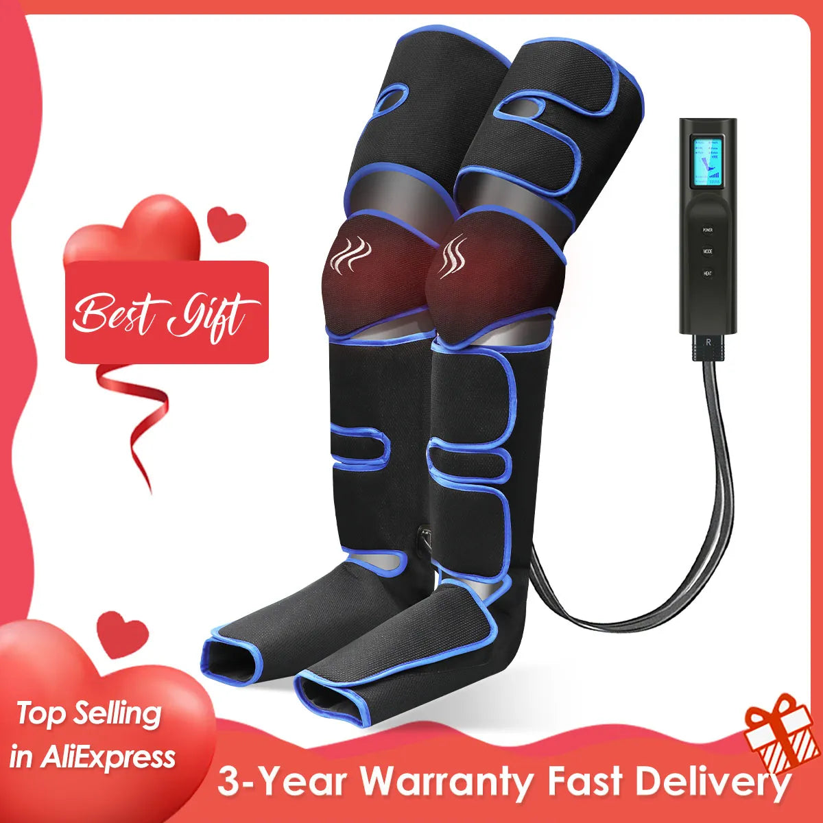 360° Heated Leg Massager - Cordless