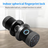 Smart Anti-Peep Fingerprint Door Lock