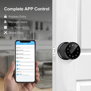 Smart Anti-Peep Fingerprint Door Lock