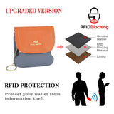 Royal Bagger RFID Color Block Mini Coin Purse