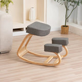 Ergonomic Wooden Yoga Chair