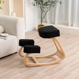 Ergonomic Wooden Yoga Chair