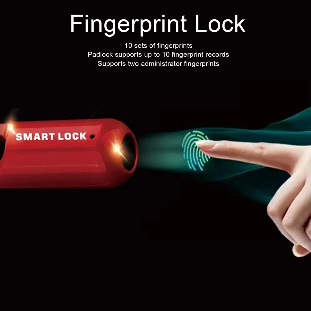 Fingerprint Smart Padlock - Keyless Biometric Lock