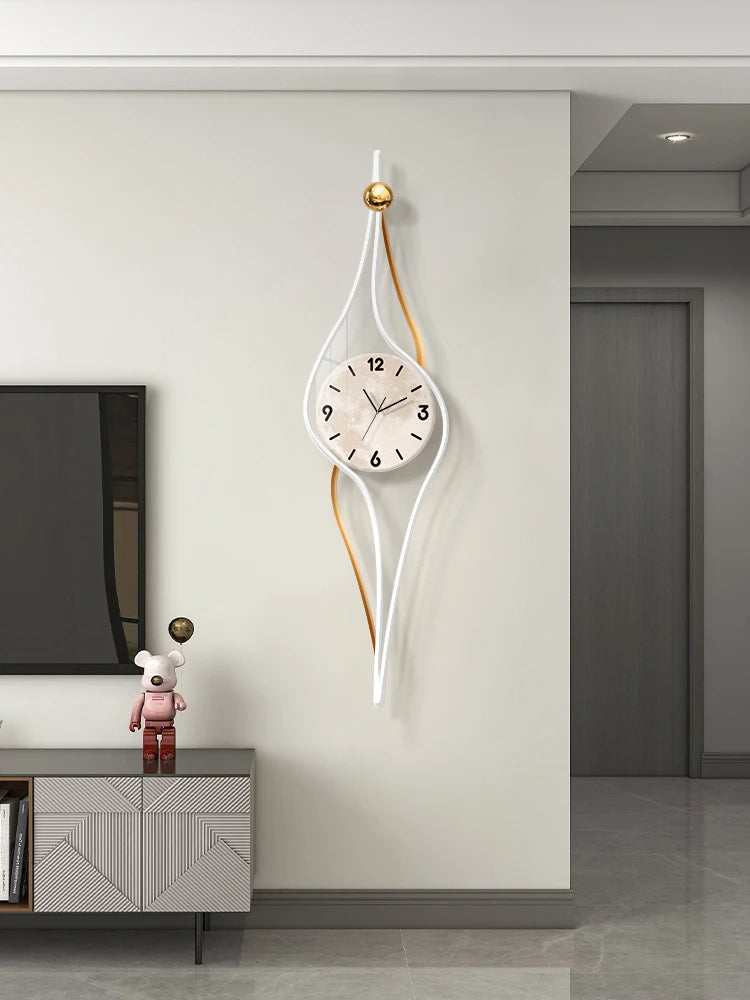 Abstract 3D Wall Clock for Living Room