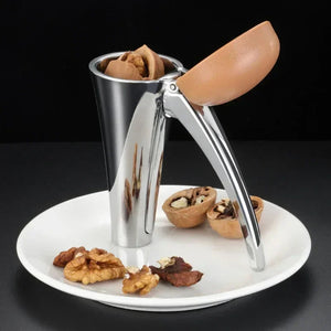 Zinc Alloy Nutcracker with Ergonomic Handle