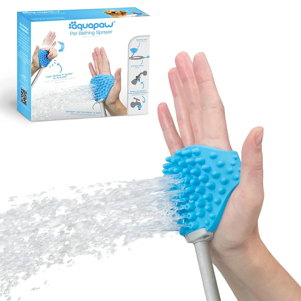 Eco-Friendly Dog Shower Sprayer & Scrubber