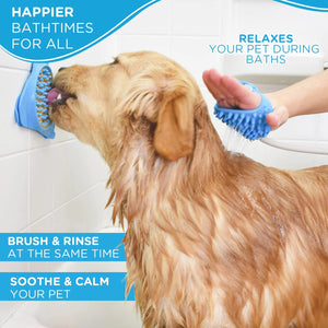 Eco-Friendly Dog Shower Sprayer & Scrubber