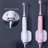 Wall-Mounted Toothbrush Stand Organizer