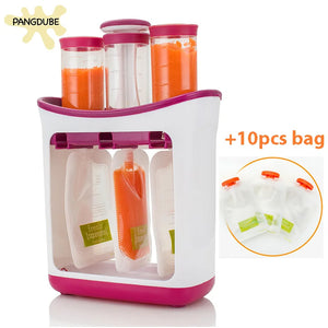 PANGDUBE Baby Food Squeeze Station with Pouches