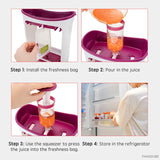 PANGDUBE Baby Food Squeeze Station with Pouches