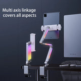 Adjustable Aluminum Tablet Stand with LED Light