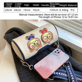 Cute Bear Pattern Crossbody Bag by BeiBaoBao