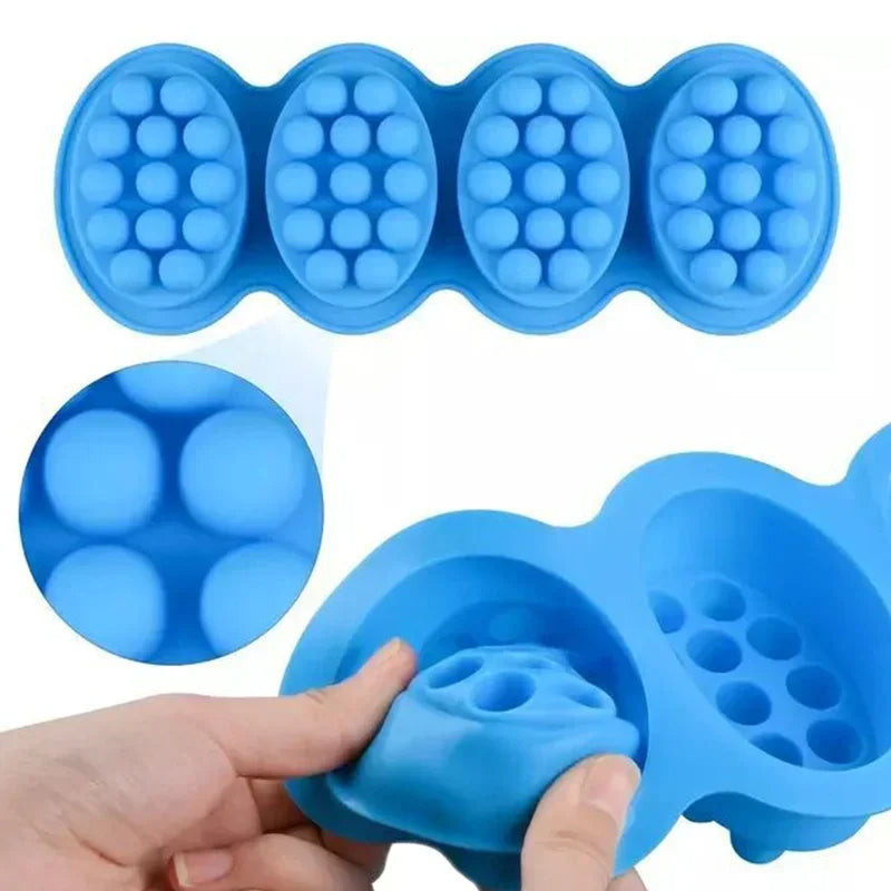 4-Cavity Silicone Soap and Candy Mold