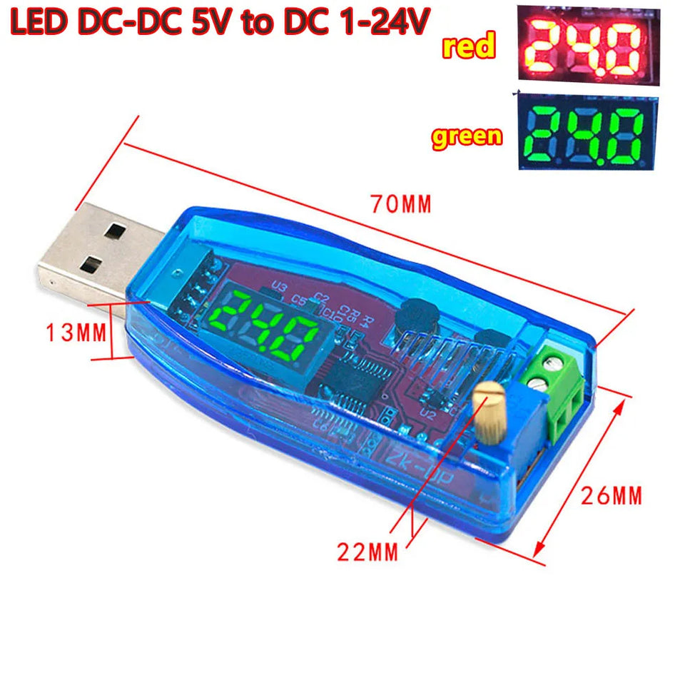 Adjustable USB DC-DC Converter Module