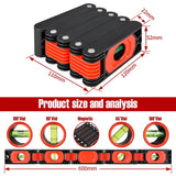 Foldable Magnetic Level Meter - High Precision