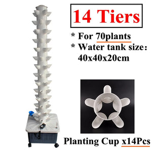 5-Hole Vertical Hydroponic Planter