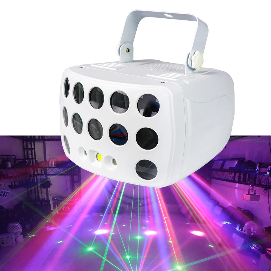 ALIEN RGBW DMX LED Laser Strobe Light